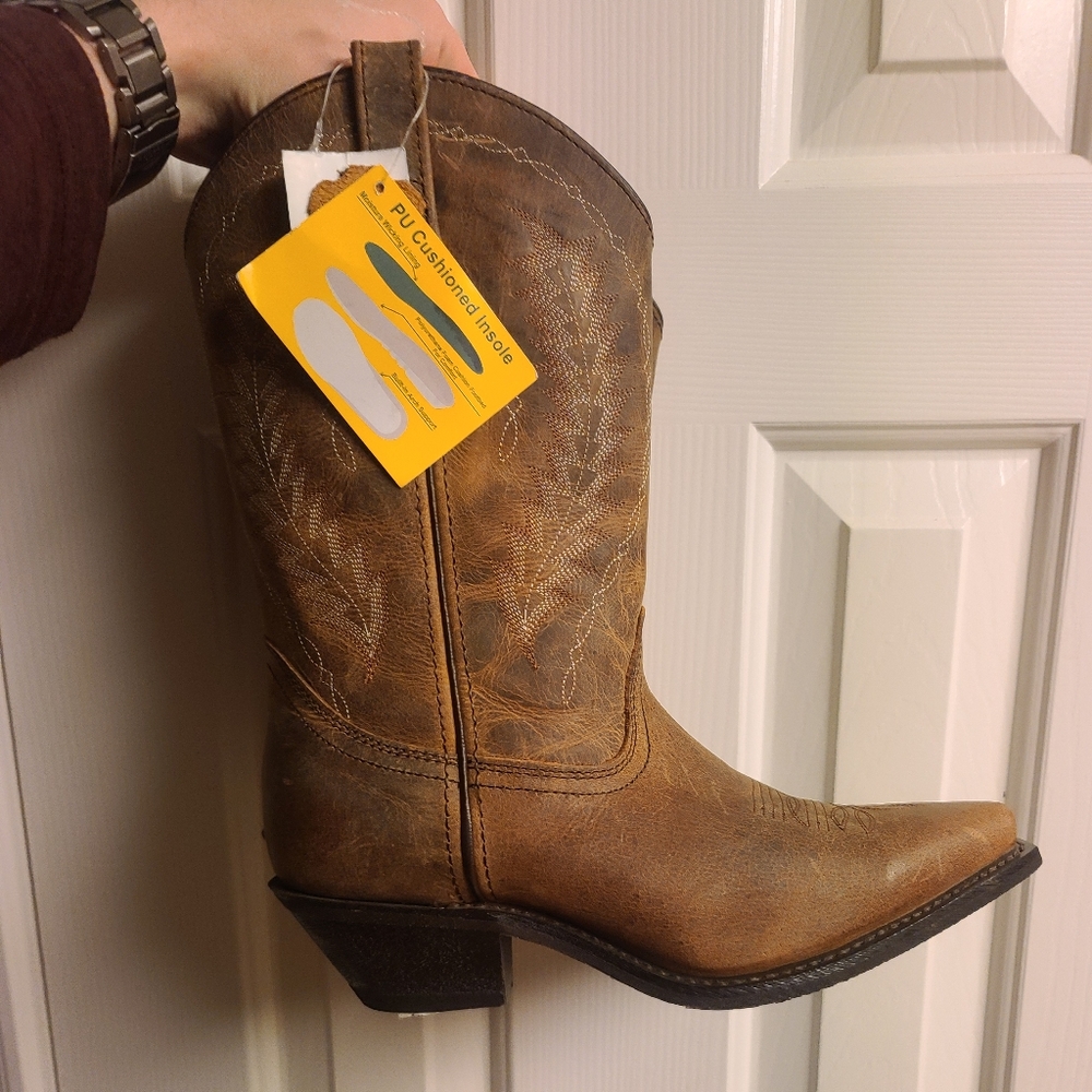 AdTec 8878 Women 11" Western Cowgirl Sz 8 Pointed